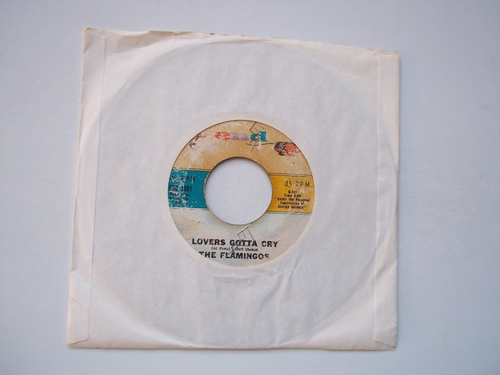 THE FLAMINGOS - Your Other Love / Lovers Gotta Cry 45 RPM Record 7" Single 1960 - Picture 2 of 8