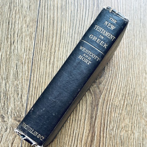 The New Testament In Original Greek By Westcott & Hort 1926 Macmillan Antique - Picture 8 of 18