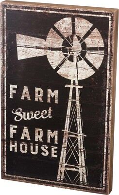 Farm Sweet Farm Primitives by Kathy Slat Box Sign Farm Sweet Farm Primitives by Kathy Slat Box Sign