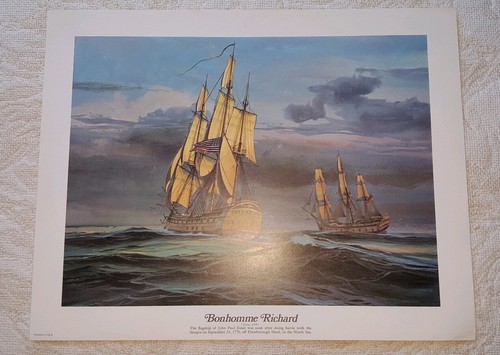 Thomas Hoyne Reprints 11 X 14 Cutty Sark Boston Pilot Goleta Bonhomme Richard - Imagen 7 de 12