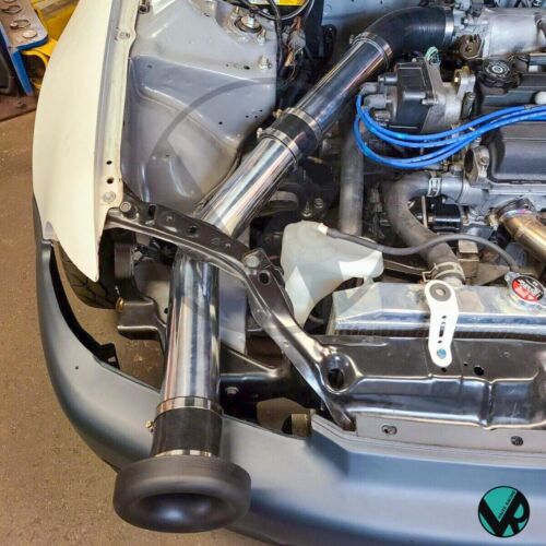 3" inch All Motor Through Headlight Intake w/vstack for Honda Acura B Srs EG EK - Picture 3 of 5
