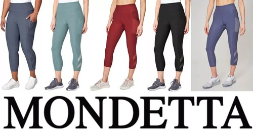 Mondetta Ladies' Mesh High Waist Active Capri(1569425) - Picture 1 of 37