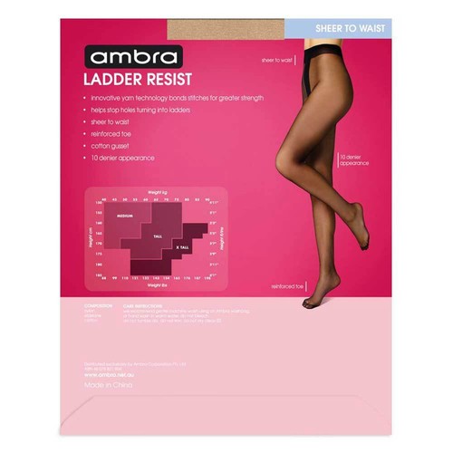 Ambra Ladder Resist Pantyhose Natural - Picture 4 of 4