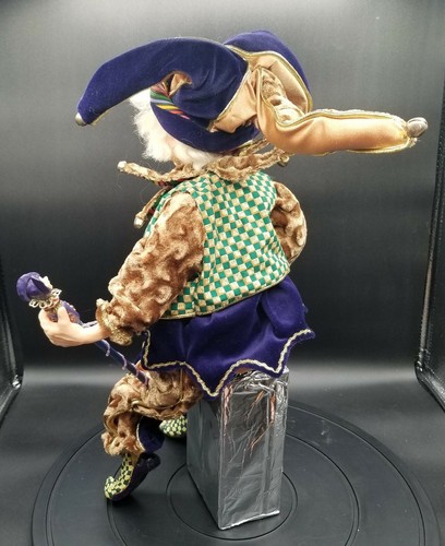 Raro! Jacqueline Kent 2003 Collezione Nonna Jester Statuetta 17" Burattino - Foto 6 di 15