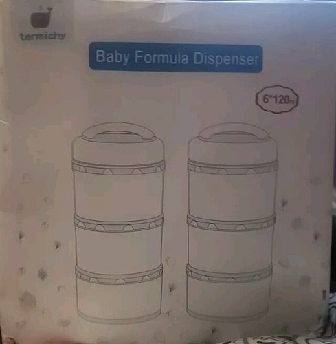 Termichy stapelbarer Formelspender tragbarer Milchpulverbehälter, 2er-Pack, - Bild 7 von 7