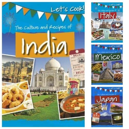 Let's Cook: Culture & Recipes of . . . . India, Italy, Japan, Mexico - Picture 1 of 6