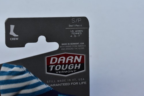 Darn Tough USA Merino Wool Lifestyle Crew Lightweight Socks Fox Telescope Small - Picture 5 of 6