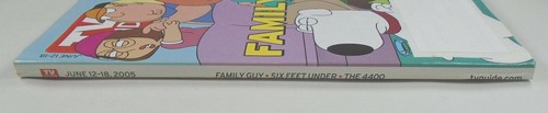 TV Guide magazine FAMILY GUY COVER Six Feet Under The 4400 Jun 12 2005 issue - Imagen 3 de 3
