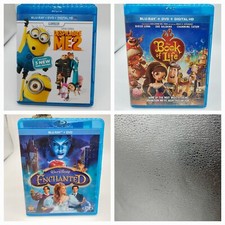 Enchanted Book Of Life & Despicable Me 2 Blu-ray + DVD Lot Of 3