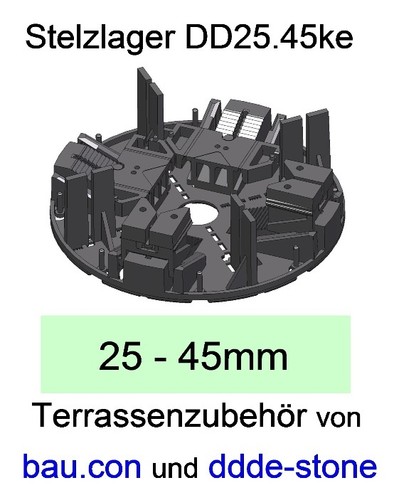 100 Stelzlager 5mm verlegen terrasse balkon flachdach verstellbar verlegen :: - Bild 9 von 12