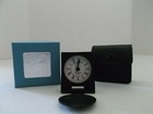 NEW BARRINGTON ROLLS ROYCE DECK CLOCK,  BOX & LEATHER CASE INCLUDED