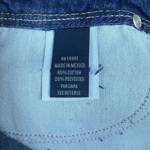 Vintage American Eagle Jean Shorts Snap Button Fly Low Cut Low Rise Shortie 2 - Picture 9 of 13