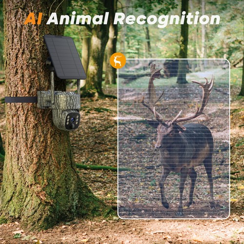Campark Cellular Trail Camera w/ Solar Panel Support Live Streaming NightVision - Picture 8 of 10