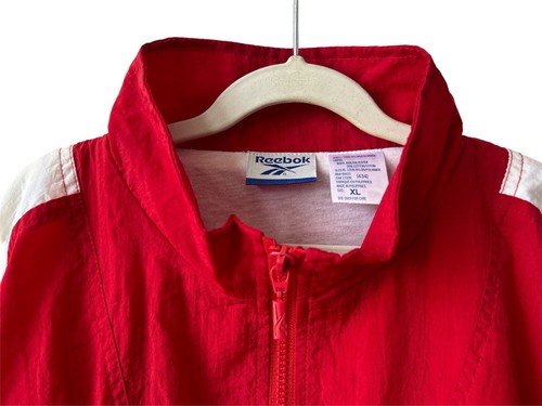 vintage reebok windbreaker jacket youth size XL deadstock NWT 90s 1996 - Picture 4 of 10