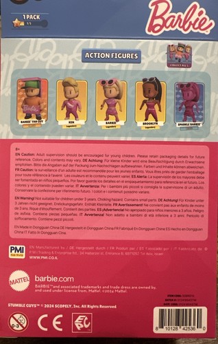 Barbie KEN Mr. Stumble Guys LIMITED EDITION 4" Figur 2024 NEU SEALED - Bild 4 von 4