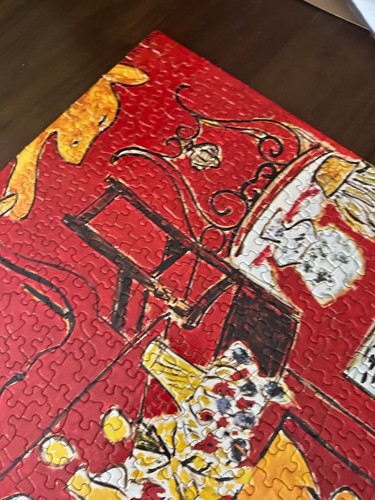 Red Interior by Henri Matisse Jigsaw Puzzle Springbok 500 Pieces Vintage 1972 - Picture 4 of 12