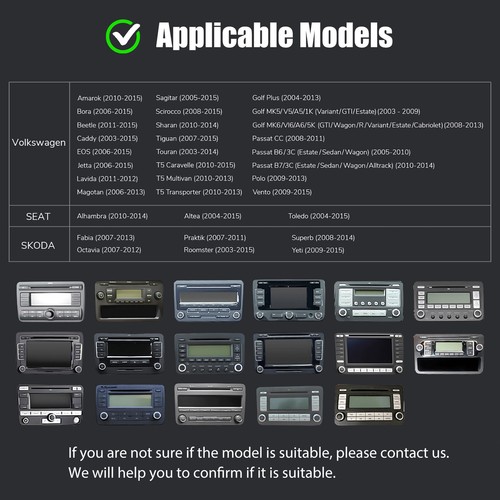32G For VW GOLF MK5 MK6 9" Carplay BT Car Stereo Radio GPS Android 14 MP5 Player - Picture 5 of 17