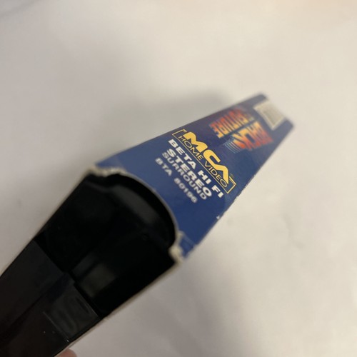 Back to the Future Beta (Not VHS) MCA Betamax Short Box *Error Label* rare htf - Picture 8 of 13