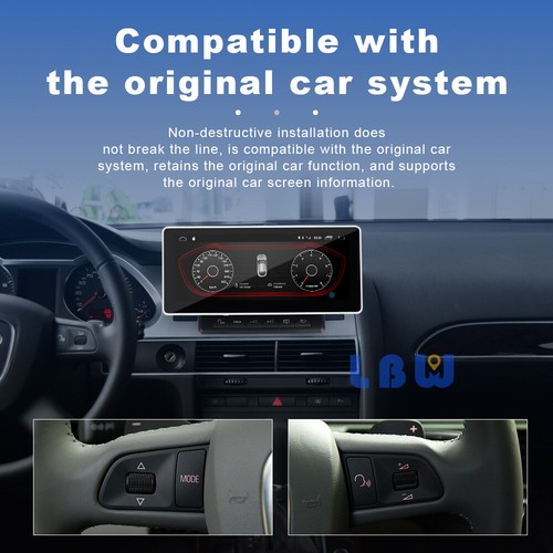 Android Car GPS Touch Screen Head Units For Audi A6 A6L C6 4F 2005-2009 2+32G - Picture 3 of 12