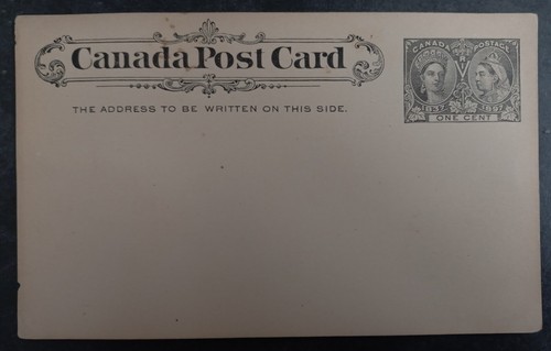 1897 Canada 1c Stamped Postcard Unused - Picture 1 of 2