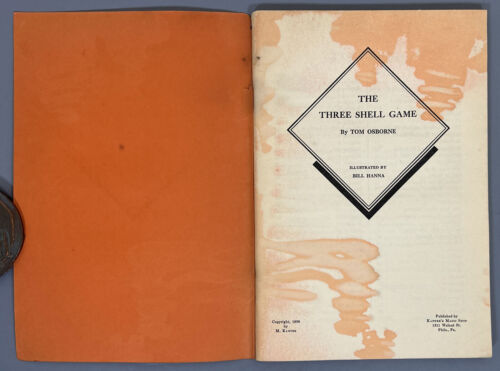 THE THREE SHELL GAME de Tom Osborne - 1938 - Kanter's Magic Shop - Imagen 2 de 6