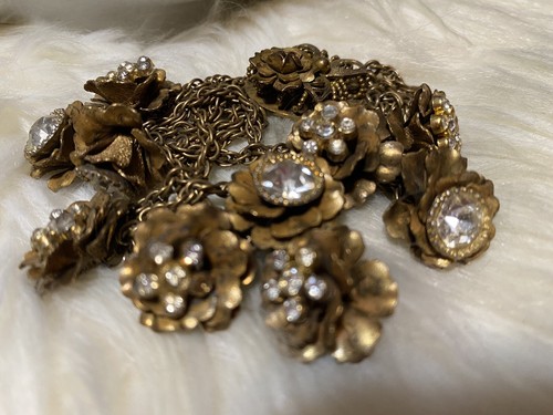 Miriam Haskell Gorgeous Early Over The Top Bracelet!!! A13 - Picture 6 of 12