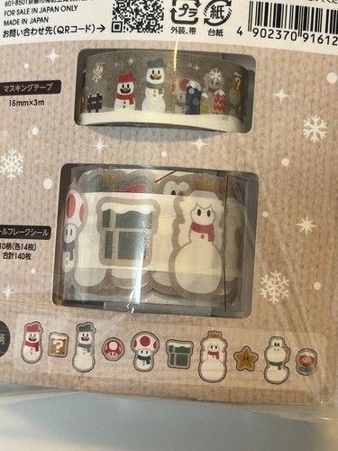 Nintendo TOKYO Super Mario Collezione Invernale Borsa a Maglia/Calzini da Camera ecc. GIAPPONE NUOVO - Foto 16 di 60