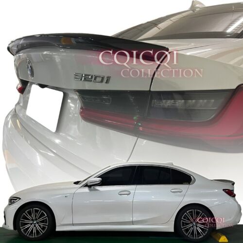 Painted Gloss Black P type trunk spoiler for BMW 19~24 G20 3-series Sedan◎ - Picture 4 of 6