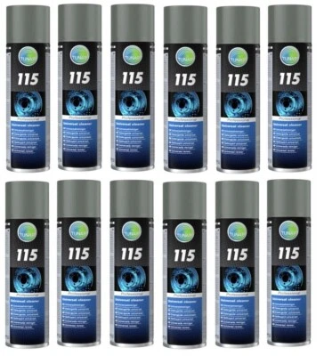 X 12 Pulitore Freni TUNAP 115 Detergente Sgrassante UNIVERSALE Auto Moto 500 ml
