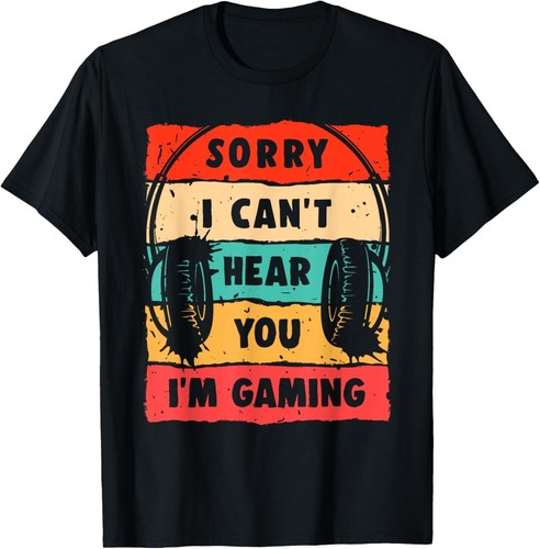 Funny Gamer Shirt for Teens Boys Men Video Gaming Gift T-Shirt