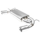 Mazda MX5 Mk3 Exhaust Silencer Cobalt Dual exit Stainless Steel 2005-15