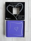Creative Memories 7x7 Purple Silver Heart Triumph Album 12 Sheets/24 Pages New