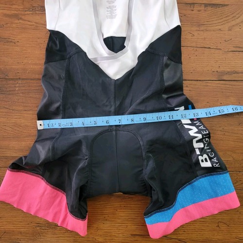 Decathlon Womens XS/S Cycling Bibshorts Romania 5" 13" (8.5/10) Pad B-Twin - Picture 3 of 14