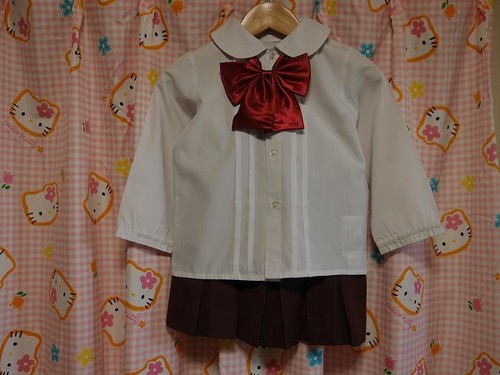E17 ^_^Japanese SchoolGirl Uniform Spring/Autumn/Summer. Lower Grade Set - Picture 5 of 8