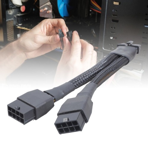 Double 8Pin to 12+4Pin 16Pin Adapter Cable 18AWG for RTX40 Series RTX4070/40 - Afbeelding 3 van 8