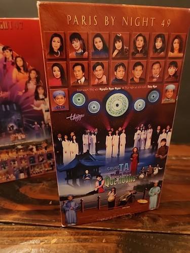 Paris By Night 53 58 59 Vietnamese 2 VHS Tape Set Thuy Nga 1995 - Picture 2 of 17