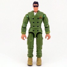 Hasbro Action Force GI Joe GENERAL FLAGG v3 2004 Comic Book 3pk #5 Action Figure