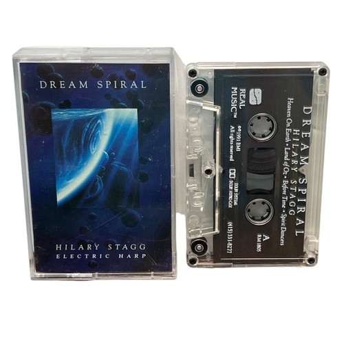 Hilary Stagg Dream Spiral Cassette Tape 1991 New Age Ambient Harp Music - Imagen 1 de 4