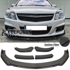 Für Opel Vectra C B A Glänzend Frontlippe Spoilerlippe Tuning Kohlefaster CARBON