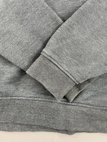 Sudadera Orvis para Hombre XXL 2XL Gris Marrón 1/4 Cremallera Botón Mangas Largas - Imagen 2 de 15