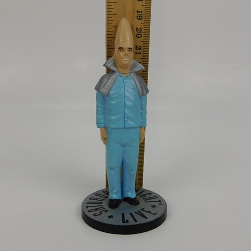 1991 SNL Conehead Beldar 4" PVC Modellino Dan Ackroyd Broadway Video Inc. - Foto 2 di 24