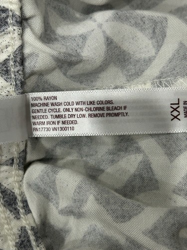 Gilligan & OMalley Womens NWT Grey Printed Sleep Shorts Drawstring Waist Sz XXL - Picture 8 of 10