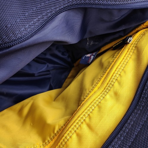 Polo Sport Ralph Lauren Tote Style Cabin Bag - Blue/Yellow - Vintage Y2K - Foto 5 di 7