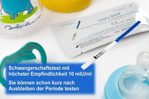 12 x Schwangerschaftstest - Höchste Empfindlichkeit 10 miu/ml - hohe Sicherheit - Bild 4 von 6