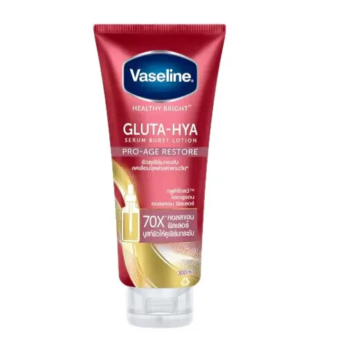 Vaseline Healthy Bright Gluta-Hya Serum Burst Lotion Pro-Age