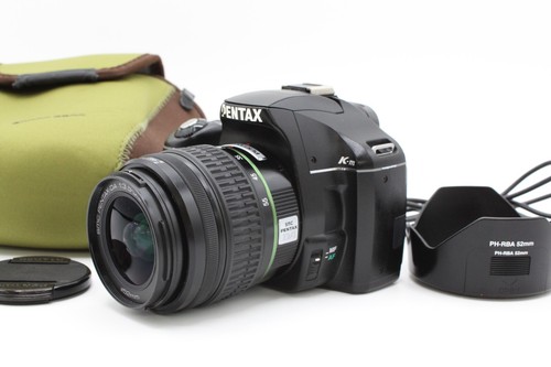 【Exc⁺4】PENTAX K-m DIGITAL Zoom Lens Kit 18-55mm 3.5-5.6 - Black From Japan - Bild 1 von 16