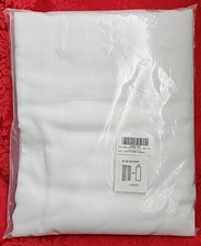 RYB HOME White Sheer Curtains 84"L 52"W 2 Pieces X002QFYXS3 NEW Open Package