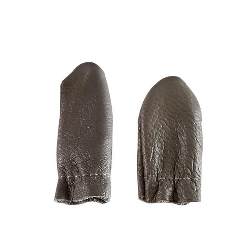 Thimble 5Pairs Cowhide Leather Finger Cot Protector DIY Index Guard Random Color - Picture 11 of 24