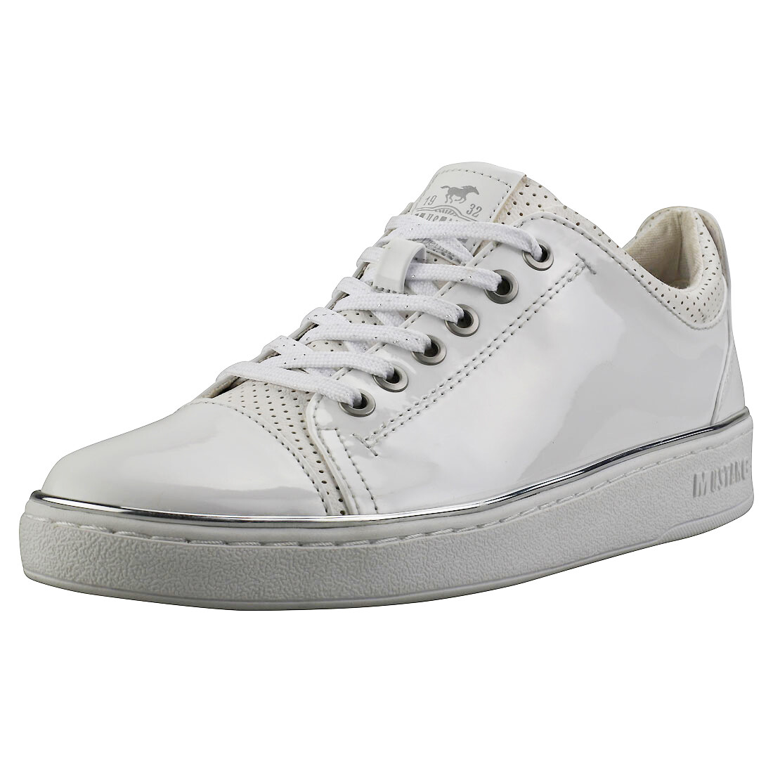 Mustang causal Lace low señora blancoo plata sintético cortos-UE 39 Mustang causal Lace low señora blancoo blancoo blancoo plata sintético cortos-UE 39 bb2d10