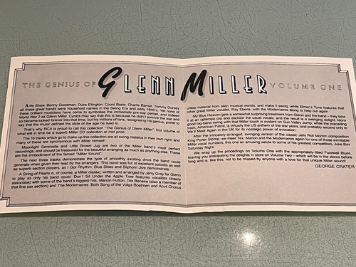 The Genius of Glenn Miller Volume One - CD Album - 1987 BMG Music - 16 Tracks - Picture 5 of 5